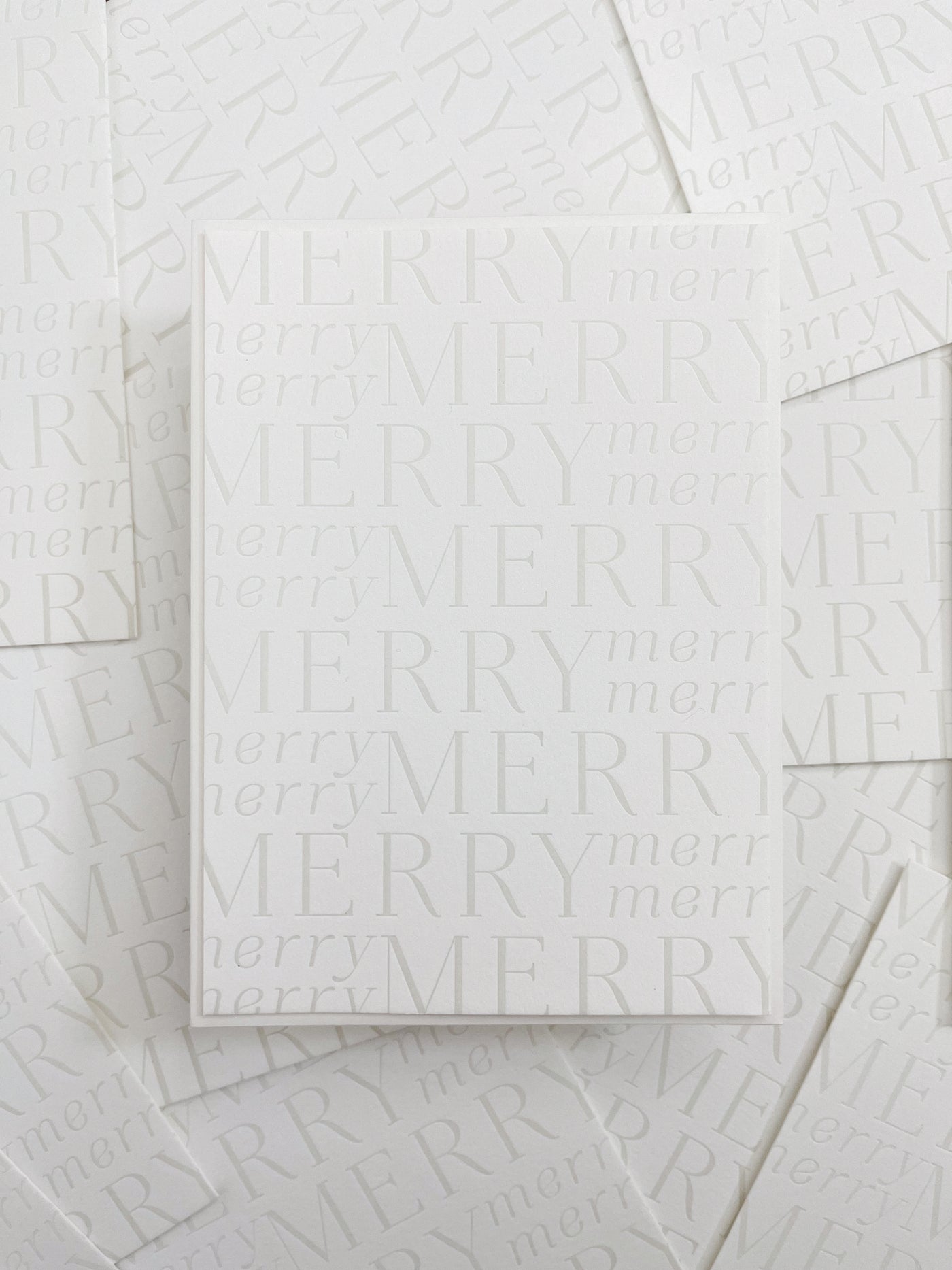 Merry Letterpress Card