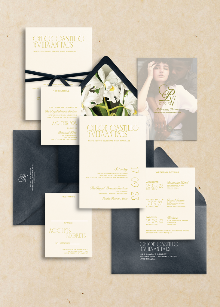 Chloe Suite | Semi-Custom Wedding Invitations from Leighwood