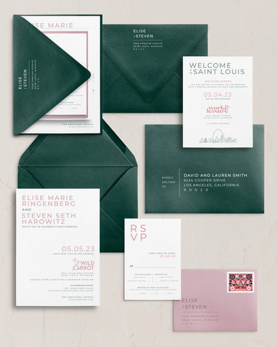 Wedding Invitations Postage: 3 Types - Leah E. Moss Designs
