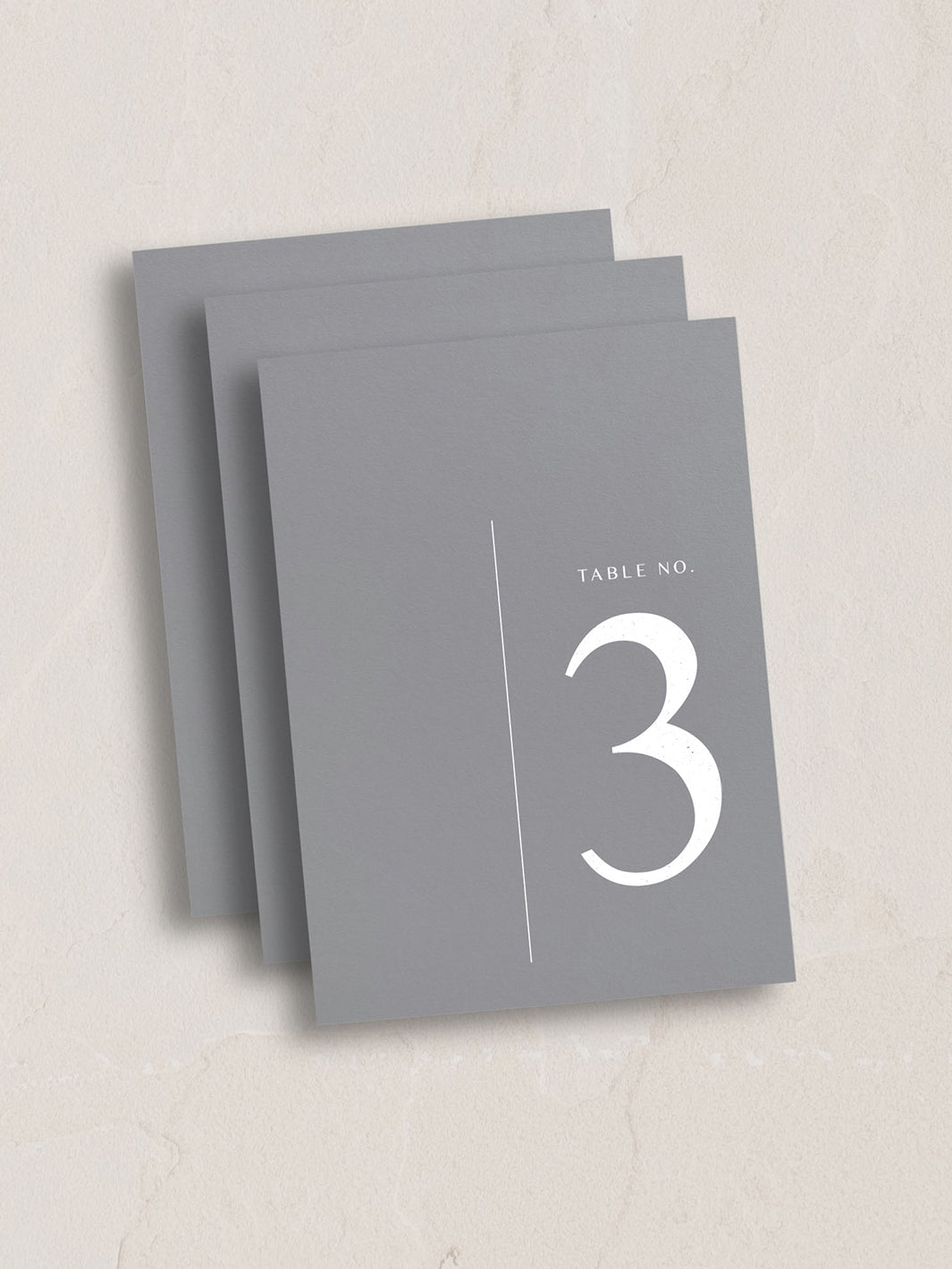 Casey Semi-Custom Table Numbers from Leighwood Design Studio