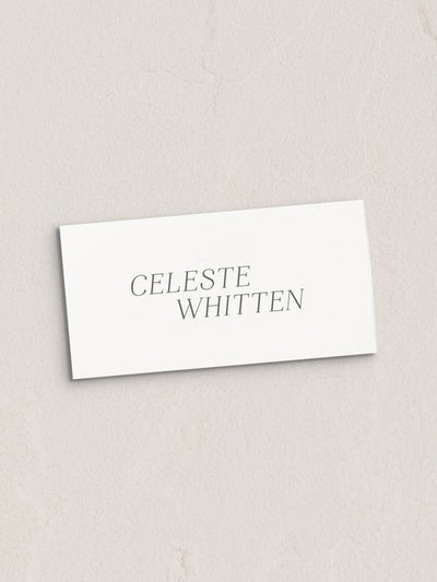 Celeste Semi-Custom Place Cards from Leighwood Design Studio