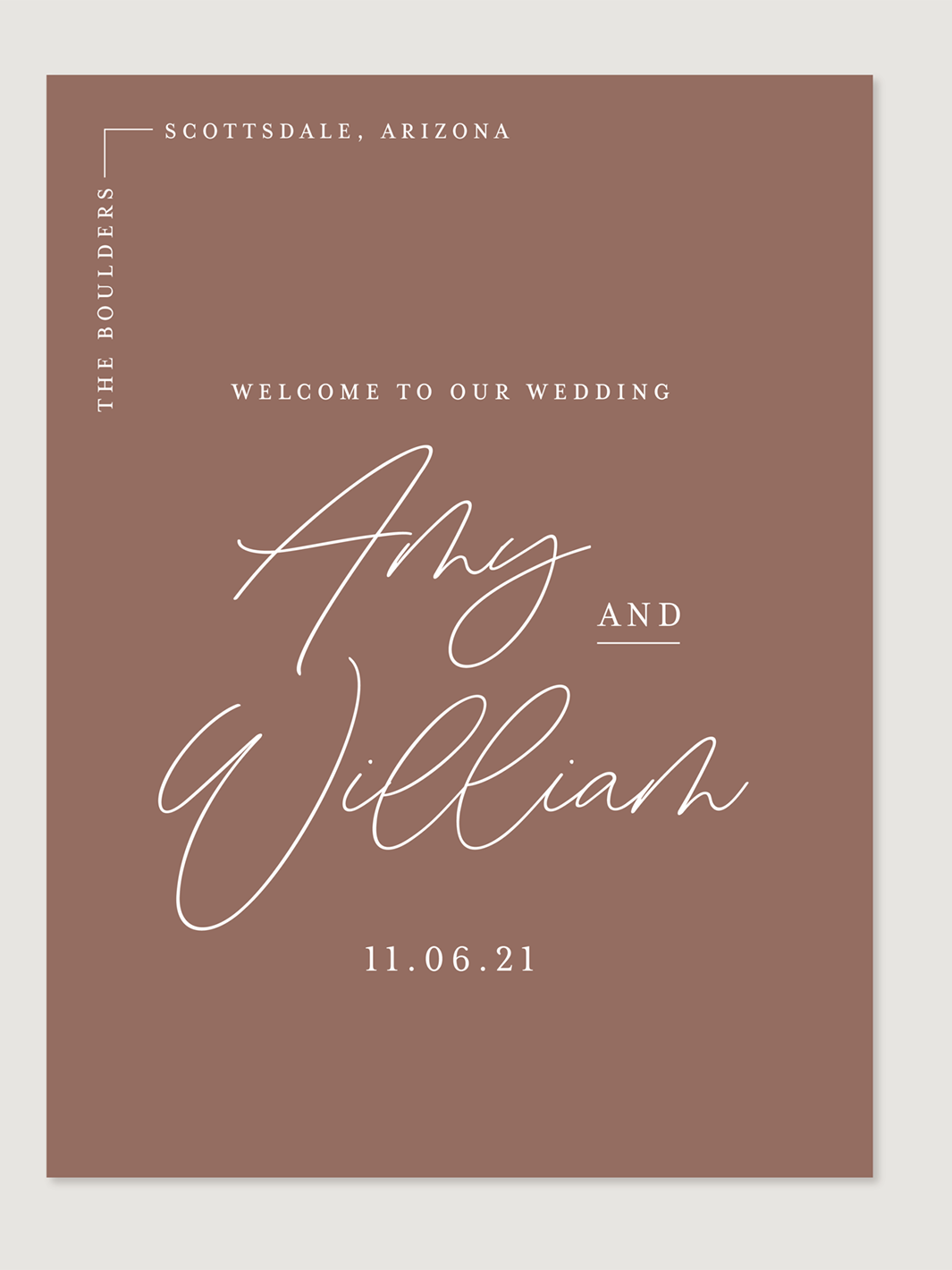 Everett Welcome Sign from Leighwood Design Studio