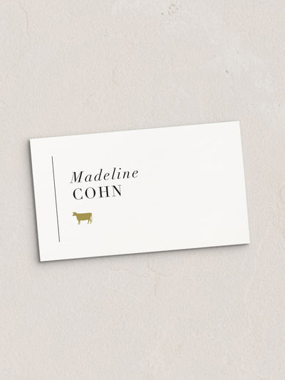 Kingston Place Cards from Leighwood Design Studio