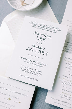 Monogram Envelope Liner — Rock Candie Designs Custom Wedding